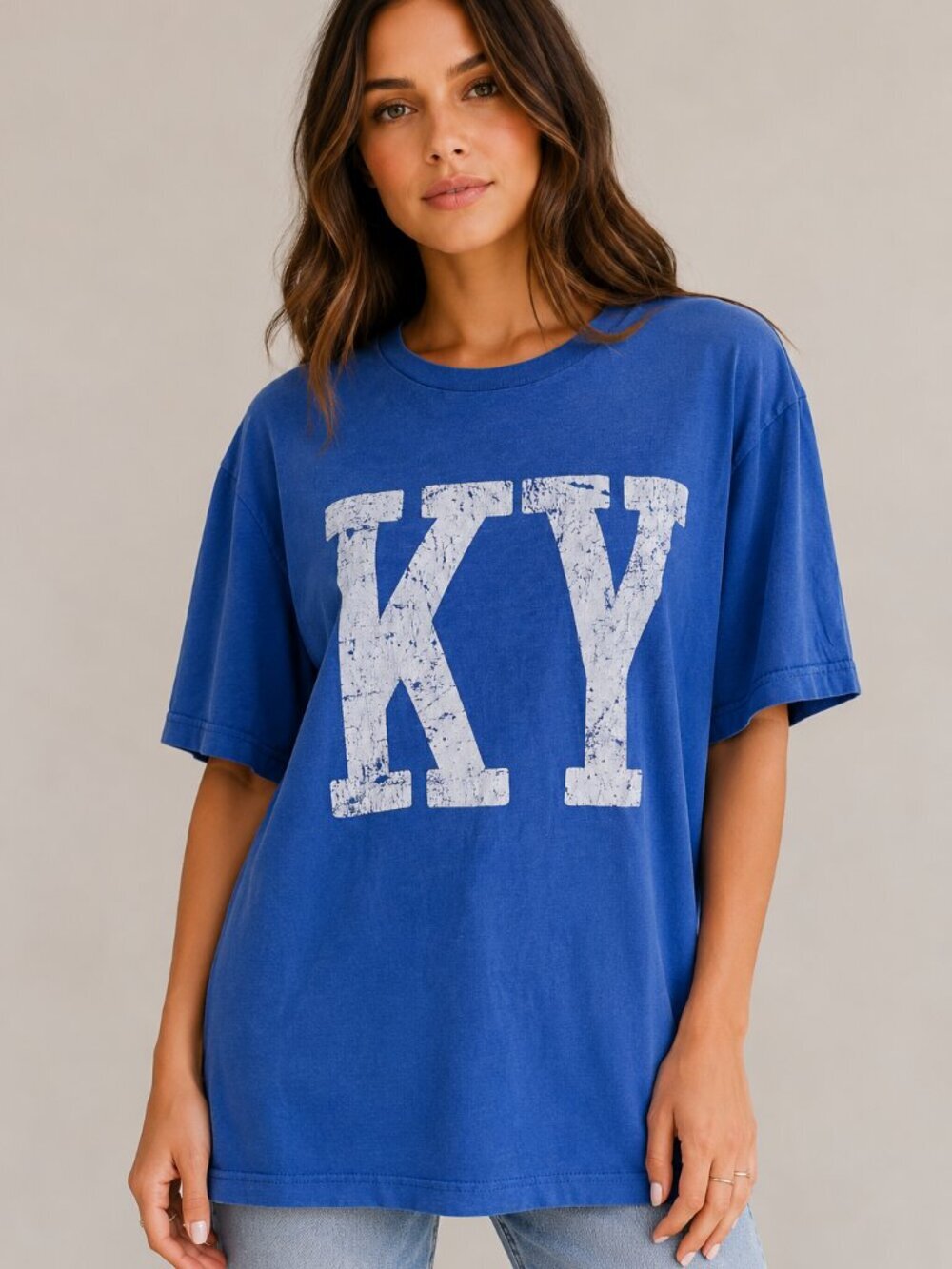 4/$30 Bundle 🌈 Bella+Canvas Kentucky KY Graphic T-Shirt Blue Size Large